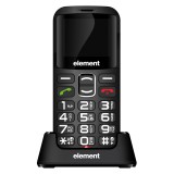 Sencor Element P012S 1.77" Dual SIM 2G Fekete hagyományos mobiltelefon időseknek