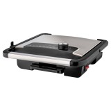 Sencor SBG 3710SS 2000 W, 3 hőfok, termosztát, tapadásmentes Fekete-Ezüst kontaktgrill