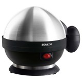 Sencor SEG720BS max. 380 W, 3 fokozat, 7 tojás Fekete-Inox tojásfőző