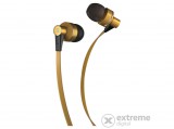 Sencor SEP 300 beépített mikrofonos fülhallgató, arany
