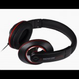 Sencor SEP 626 Sztereó fejhallgató, kényelmes fülpárna és fejpánt fekete-piros (SEP 626) - Fejhallgató