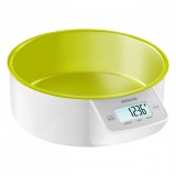 Sencor SKS 4004GR max. 5 kg, 1g-os pontosság, LCD zöld-fehér konyhai mérleg