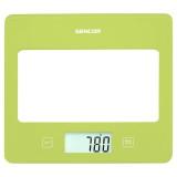 Sencor SKS 5031GR max. 5 kg, 1 g pontosság, LCD Zöld-Fehér konyhai mérleg