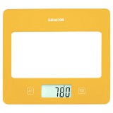 Sencor SKS 5036YL max. 5 kg, 1 g pontosság, LCD Sárga-Fehér konyhai mérleg