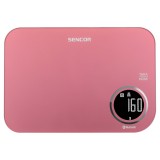 Sencor SKS 7074RD max. 5 kg, 1 g pontosság, LCD Piros-Fekete intelligens konyhai mérleg