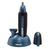 Sencor SNC101BL 2 fej, beépített világítás kék-fekete-szürke fül- és orrszőrnyíró
