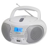 Sencor SPT 2700 WH 3 W, CD, Bluetooth 5.0, USB, 3.5 mm Jack, FM Fehér-Szürke boombox