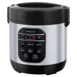 Sencor SRM0650SS 350 W, 0.6 l, 5 főzési mód Fekete-Inox többfunkciós rizsfőző