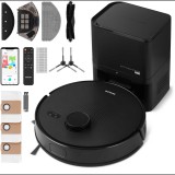 Sencor SRV 9085BK Robotporszívó LiDAR Navigációval és Automatikus Ürítéssel (SRV 9085BK)