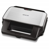 Sencor SSM9940SS 900 W, 4 sütőlap ezüst-fekete 4 az 1-ben szendvicssütő