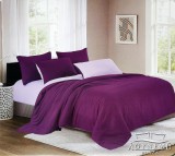 Sendia 200x220 ágyneműhuzat garnitúra, 6 részes ágynemű garnitúra, Lila ágynemű