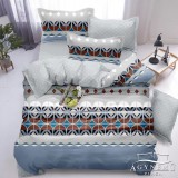 Sendia 3 részes ágyneműhuzat garnitúra, ágyneműhuzat szett, pamut ágynemű, Szürke absztrakt ágynemű