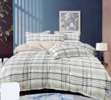 Sendia 3 részes ágyneműhuzat garnitúra, ágyneműhuzat szett, szürke Csíkos ágynemű