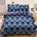 Sendia 3 részes horgony ágynemű garnitúra, Anchor ágyneműhuzat garnitúra, kék és fehér Horgony