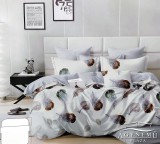 Sendia 6 részes ágyneműhuzat garnitúra, 220x200 cm ágynemű garnitúra, törtfehér Tollas ágynemű