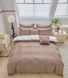 Sendia Ágyneműhuzat garnitúra, 7 részes ágynemű garnitúra szett, barna kis Pöttyös ágynemű