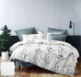 Sendia Ágyneműhuzat garnitúra, 7 részes ágynemű garnitúra szett, krém Virágos ágynemű