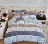 Sendia Ágyneműhuzat garnitúra, 7 részes ágynemű garnitúra szett, Pasztell kockás ágynemű