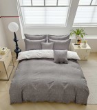 Sendia Ágyneműhuzat garnitúra, 7 részes ágynemű garnitúra szett, sötét szürke Pöttyös ágynemű