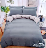 Sendia Ágyneműhuzat garnitúra, 7 részes pamut ágyneműhuzat szett, Szürke ágynemű