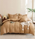 Sendia Nyomott mintás 6 részes ágyneműhuzat garnitúra, 220x200 cm, egyszínű Barna ágynemű