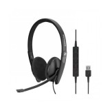 Sennheiser EPOS SC 160 mikrofonos fejhallgató (fekete)