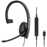 Sennheiser EPOS SC130 mikrofonos fejhallgató (USB-C, fekete)