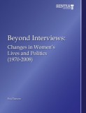 Sentia Publishing Eva Travers: Beyond Interviews - Changes in Women’s Lives and Politics (1970-2008) - könyv