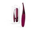 Senzi - akkus, vízálló csikló vibrátor (piros)