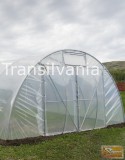 Set alagút rendszerű fóliasátor 6x10m, szimpla fóliás