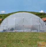 Set alagút rendszerű fóliasátor 8x16m, szimpla fóliás