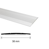 SET Burkolatváltó aluminiumból öntapadós, ezüst, 0,9 m