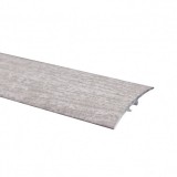 SET Burkolaváltó, S64 alumínium, szélessége 40 mm, szürke tölgy, 270 cm