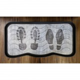 Seta Hali Eco Trend Boot Tray cipőtartó tálca Footprints - 38 x75 cm