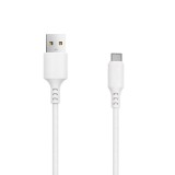 Setty USB-A - Type-C kábel 3A 1m - fehér