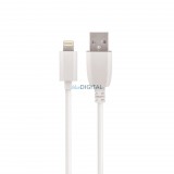 Setty USB kábel 1m 2,4A MFI Lightning fehér