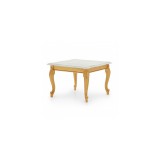 Sevensedie Diomede négyzet alakú kisasztal márványlappal