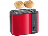 Severin AT 2217 kenyérpirító 2 szeletes 800 W Fekete, Vörös