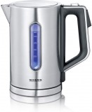 Severin WK 3418 elektromos vízforraló 1,7 L 3000 W Fekete, Rozsdamentes acél