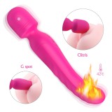 Sex HD Iris - 2 motoros melegítő masszírozó vibrátor (pink)