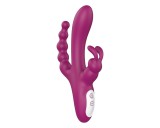 Sex HD Joker - akkus, vízálló háromágú vibrátor (lila)