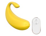 Sex HD - okos, banán formájú vibrációs tojás (sárga)