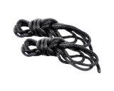 Sex&Mischief S&M - selymes bongade kötél szett - fekete (2 részes)
