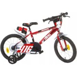 Sfera piros gyerek bicikli 16-os méretben - Dino Bikes kerékpár