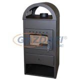 SG PRO 2211176 Thalia Nera Plus kályha, 6,5kW, 980x430x350mm