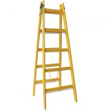 SG PRO Falétra, A06, 196cm, 6 fokos, lakkozott