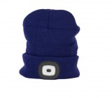 SG PRO kék gyerek Led-es sapka L, 4x SMD LED, USB töltés