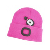 SG PRO rózsaszín Led- es sapka,Univerzális, 4 x SMD LED, USB töltés