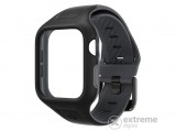 SGP Liquid Air Pro gumi/szilikon pótszíj Apple Watch Series 4 40mm készülékhez, fekete