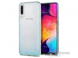 SGP Spigen Liquid Crystal gumi/szilikon tok Samsung Galaxy A30s (SM-A307F) készülékhez, csillámporos, átlátszó